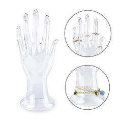Mão Expositora Para Anéis Pulseiras, Joias, Uso Pessoal ou Para Lojas e Vitrines, Mão Esquerda Leve, para Decoração