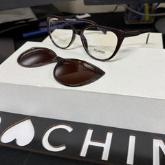 Armação Feminina Com Clipon Gatinho Nylon Polarizada Uv400 Diversas Cores 716