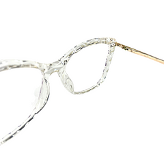 Armação Feminina Transparente Gatinho TR90 - D2
