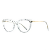 Armação Feminina Transparente Oval Gatinho TR90 - OVAL