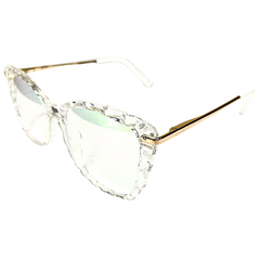 Armação Feminina Transparente Gatinho TR90 - D2