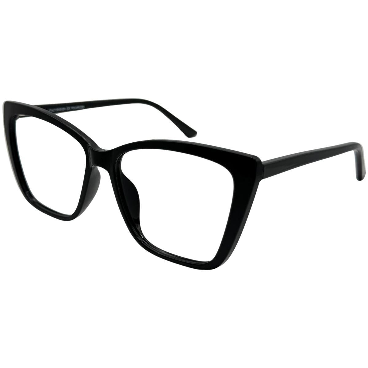 Óculos Clip-On Feminina Adulto Acetato Nylon 2 em 1 Armação para Grau Grande 006