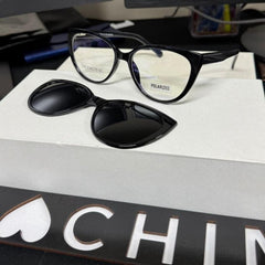 Armação Feminina Com Clipon Gatinho Nylon Polarizada Uv400 Diversas Cores 716