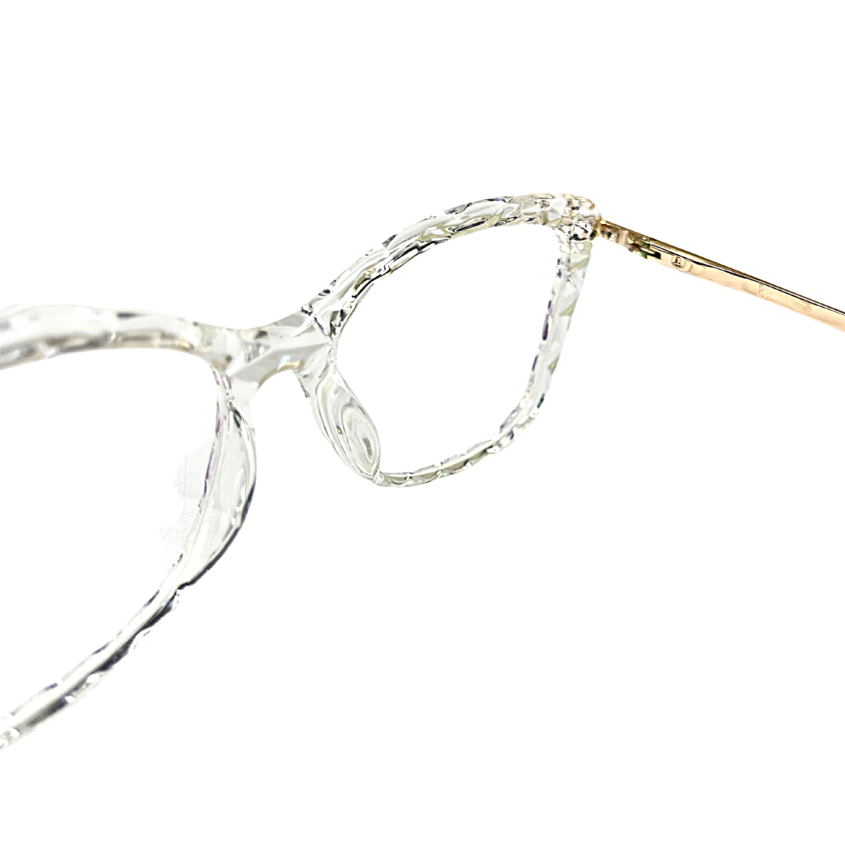 Armação Feminina Transparente Gatinho TR90 - D2