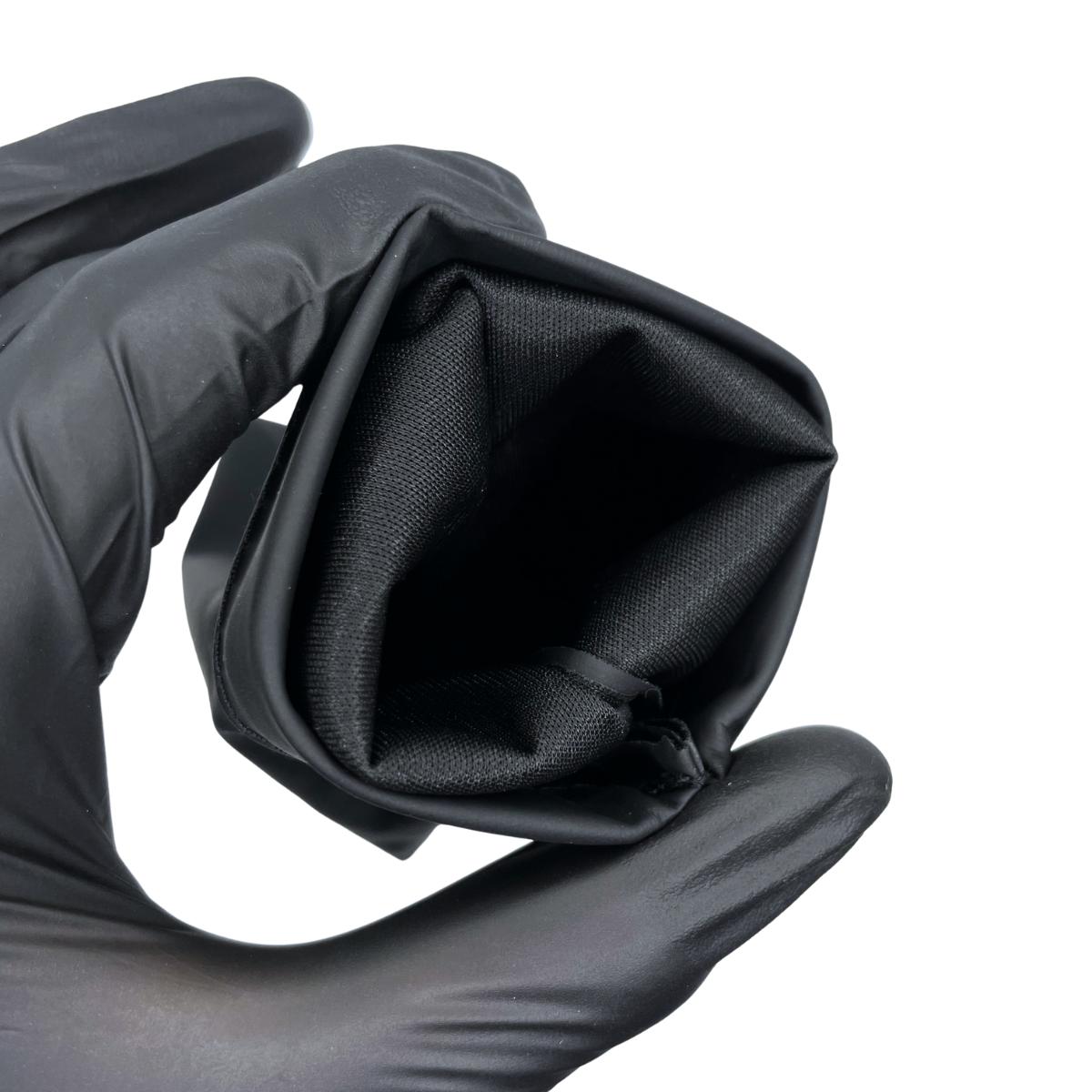 Kit 10 Capinha Porta Óculos Case De Luxo Hidrofobica Atacado - Preto