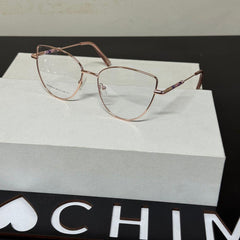 ÓCULOS ARMAÇÃO PARA GRAU FEMININA METAL PREMIUM MODERNA MODA 899016