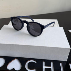 Óculos com Clip Solar Magnético Nylon Redondo Moderno Redução de Reflexos e Proteção UVB - 120
