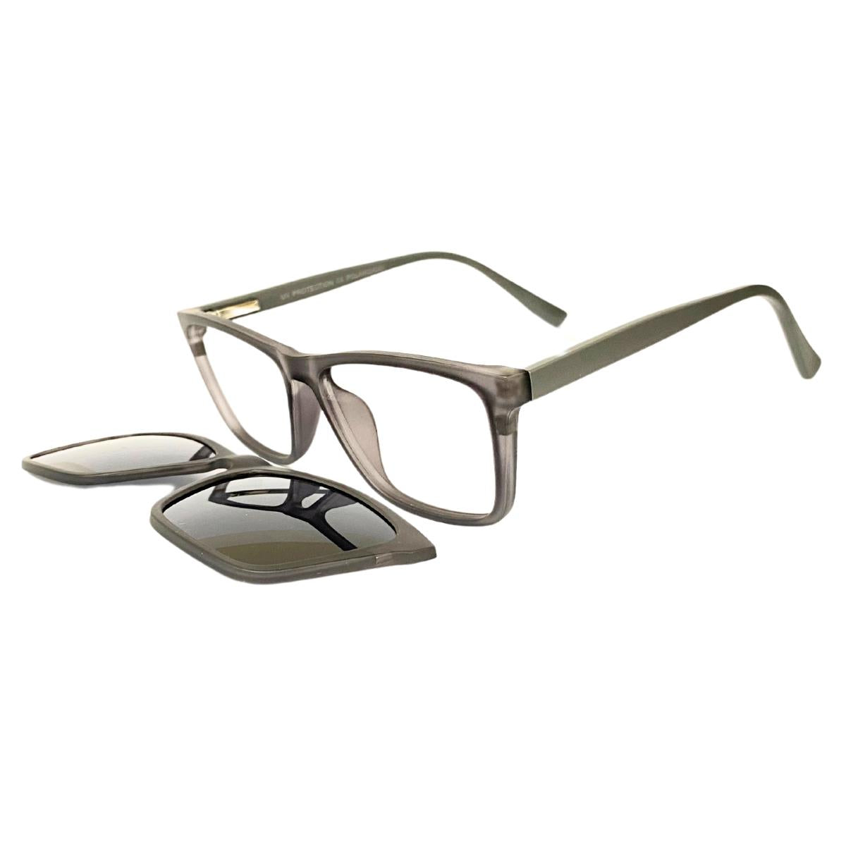 Óculos Armação Para Grau Masculina/Masculino Clip On Com Garantia ÓCULOS CLIPON DE GRAU MASCULINO PARA HOMENS Polarized