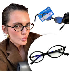 Óculos Miu Bloqueador De Luz Azul Anti Fadiga Oval Feminino - Filtro Azul - Opção 1