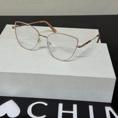 ÓCULOS ARMAÇÃO PARA GRAU FEMININA METAL PREMIUM MODERNA MODA 899016