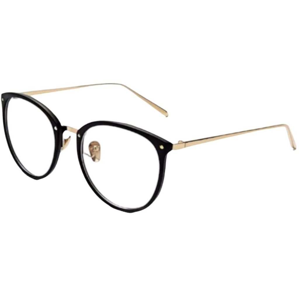 Óculos Armação Feminino Para Grau Geek Vintage Retrô Moda Fashion A004 - Preto