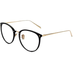 Óculos Armação Feminino Para Grau Geek Vintage Retrô Moda Fashion A004 - Preto