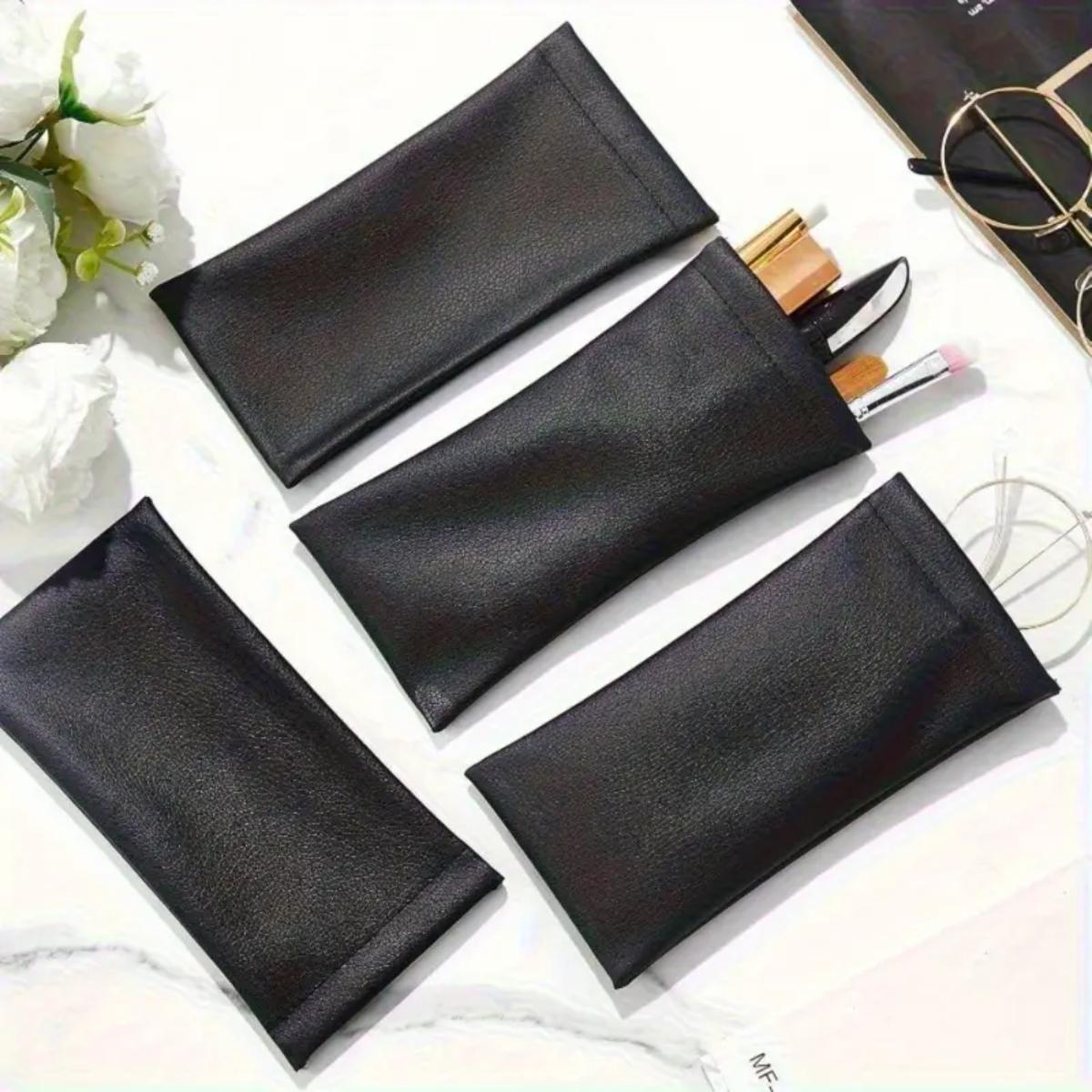 Kit 10 Capinha Porta Óculos Case De Luxo Hidrofobica Atacado - Preto