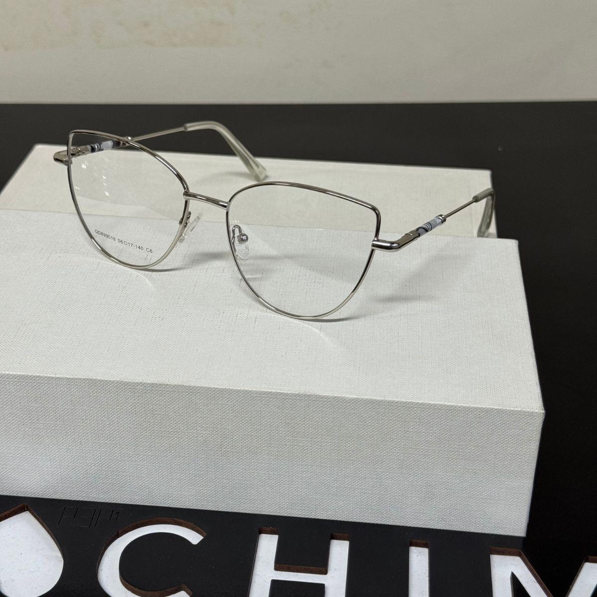 ÓCULOS ARMAÇÃO PARA GRAU FEMININA METAL PREMIUM MODERNA MODA 899016